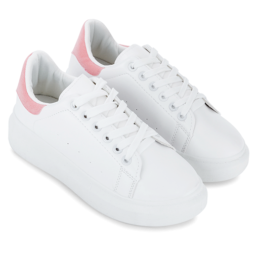 Giày trắng hồng D50